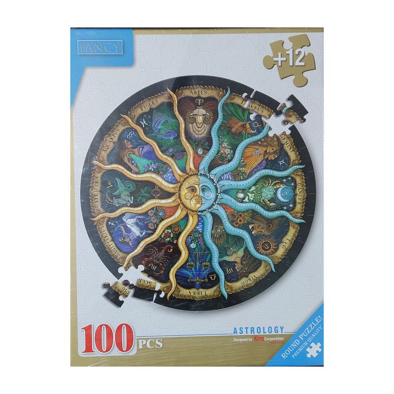 پازل 100 تکه فنسي مدل ماه و خورشيد