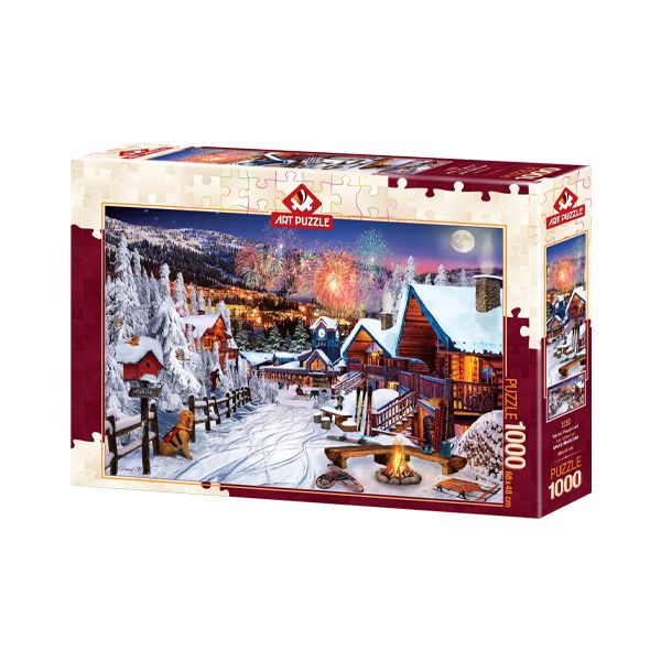 پازل 1000 تکه آرت پازل طرح winter playground كد 5183
