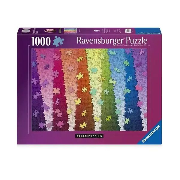 پازل 1000 تکه راونزبرگر مدل colours on colours کد 12001027 مناسب برای 14 سال به بالا
