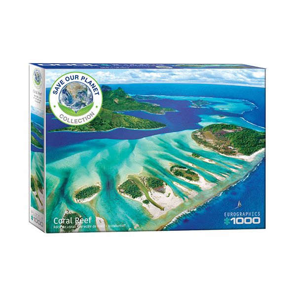 پازل 1000 تکه یوروگرافیکس پازلز coral reef کد 5538