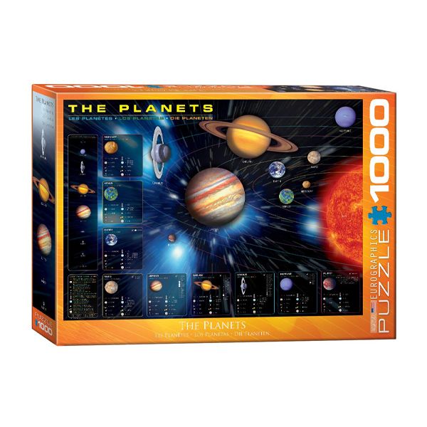 پازل 1000 تکه یوروگرافیکس پازلز مدل 1009 the planets