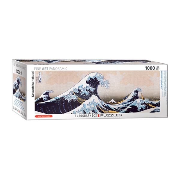پازل 1000 تکه یوروگرافیکس پازلز مدل 6010 5487 great wave of kanagawa