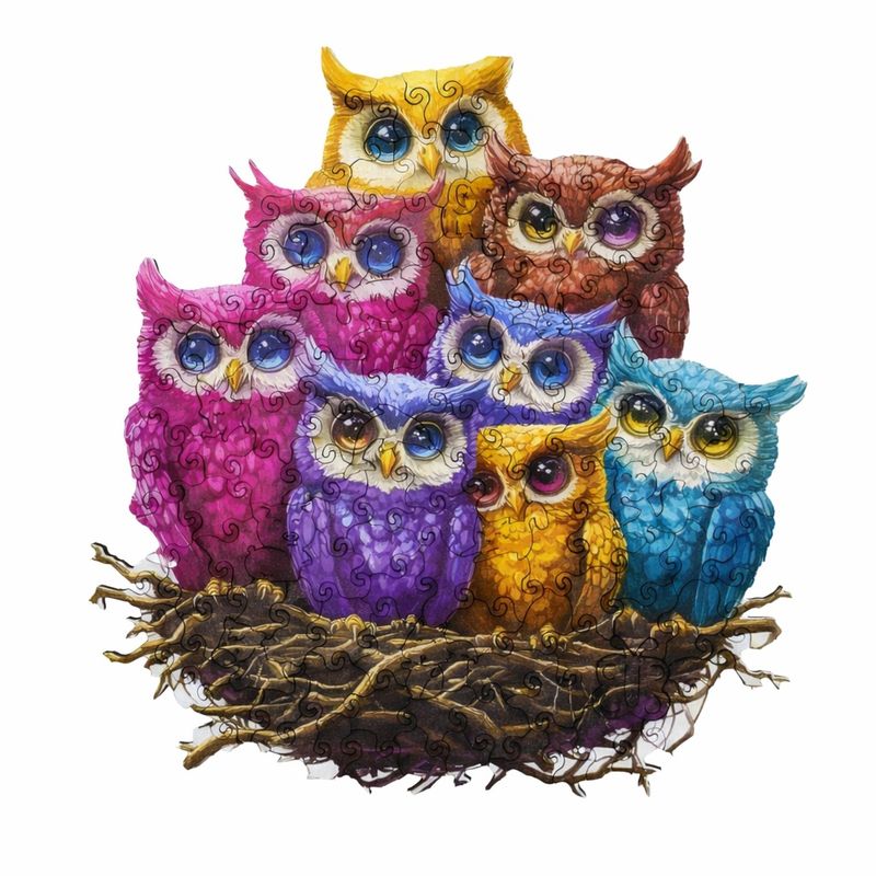 پازل 130 تکه مدل چوبی کد e143 مناسب برای 9 سال به بالا