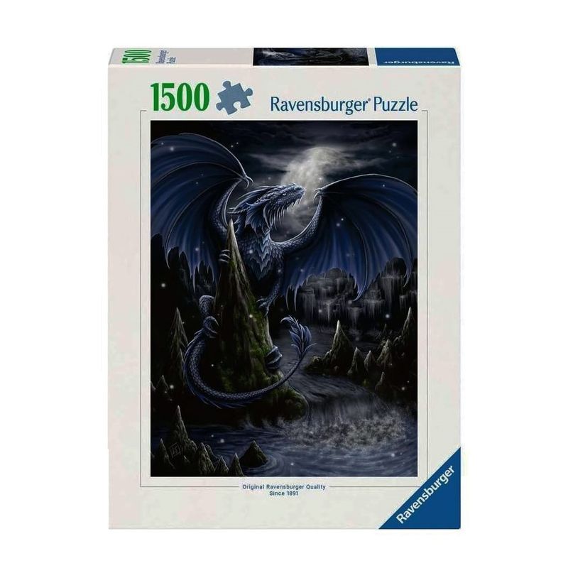 پازل 1500 تکه راونزبرگر مدل the black blue dragon کد 12000731