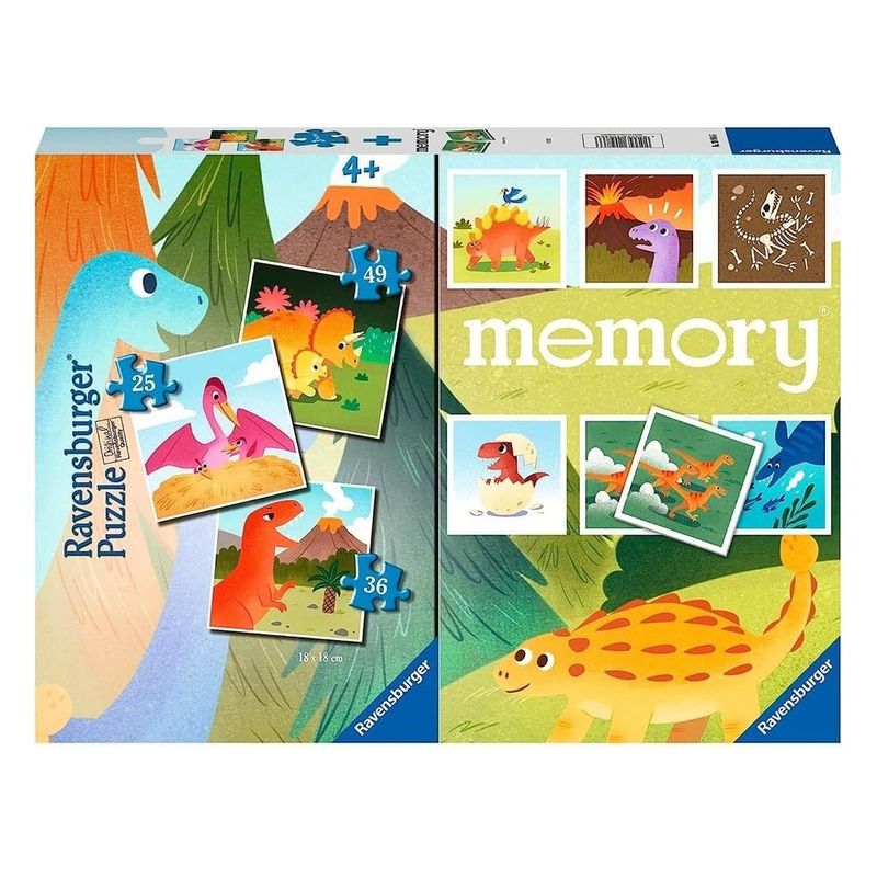 پازل 158 تکه راونزبرگر مدل memory n puzzle dinosaur کد 20986