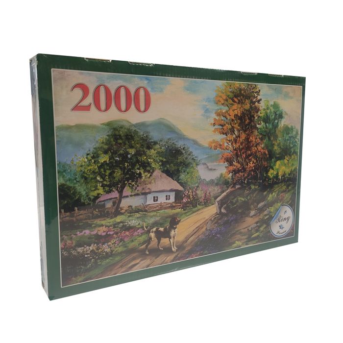 پازل 2000 تکه مدل کلبه روستایی