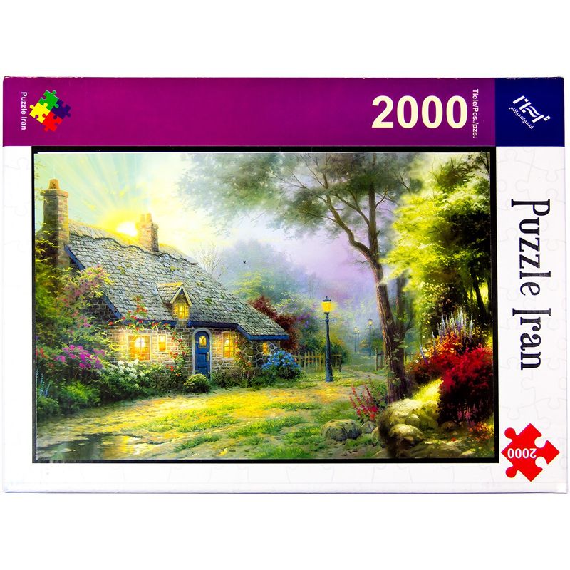 پازل 2000 تکه پازل ایران مدل moonlight cottage