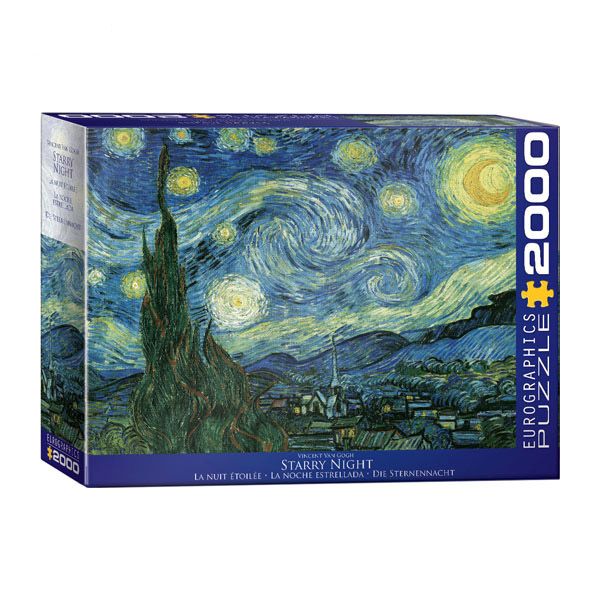 پازل 2000 تکه یوروگرافیکس پازلز مدل 8220 1204 starry night