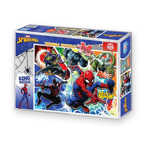 پازل 300 تکه کینگ مدل اسپایدرمن spider man(2)