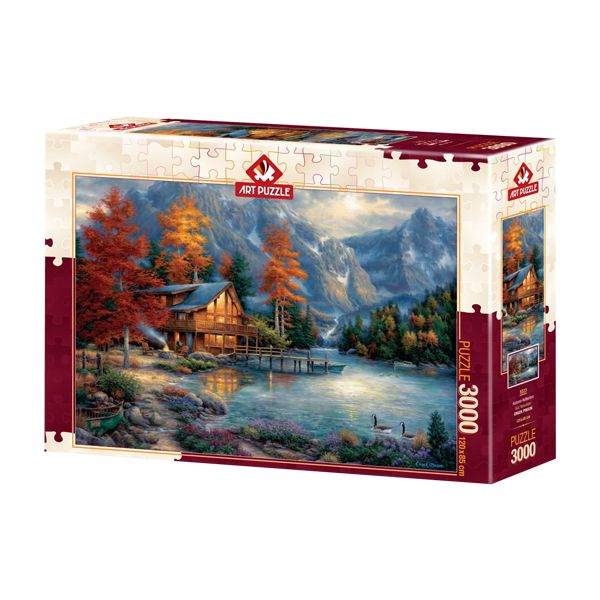 پازل 3000 تکه آرت پازل طرح autumn reflection كد 5523