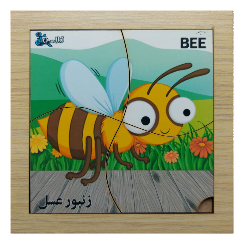 پازل 4 تکه مدل p4 082 طرح حیوان زنبور عسل