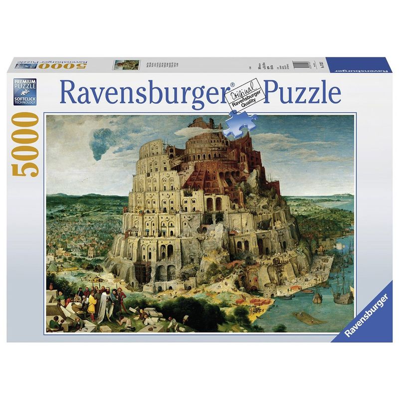 پازل 5000 تکه راونزبرگر مدل the tower of babel