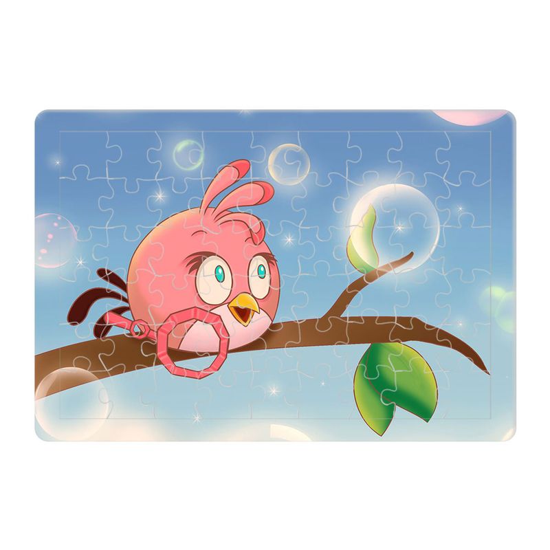 پازل 54 تکه طرح angry birds مدل p172
