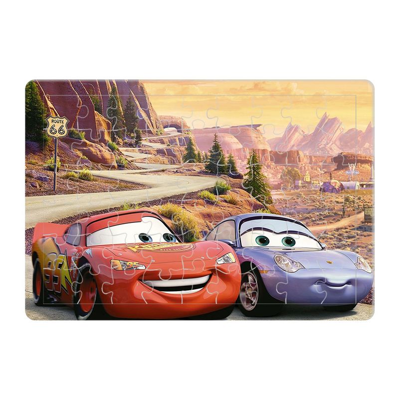 پازل 54 تکه طرح cars مدل p0011