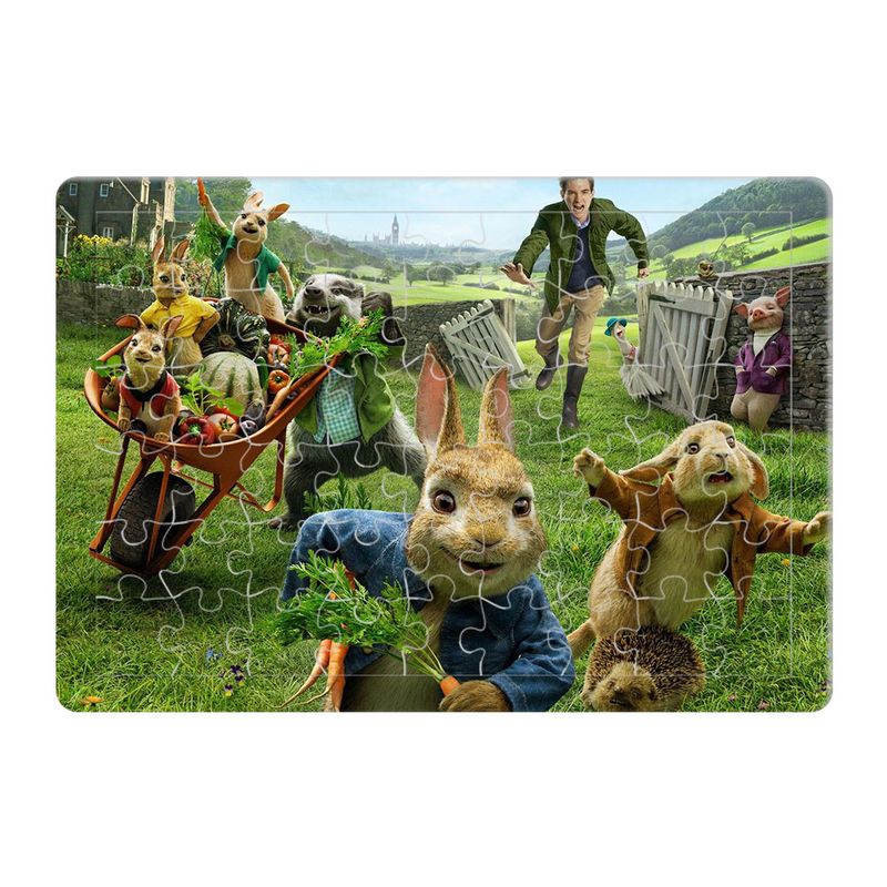 پازل 54 تکه طرح rabbit مدل p0076