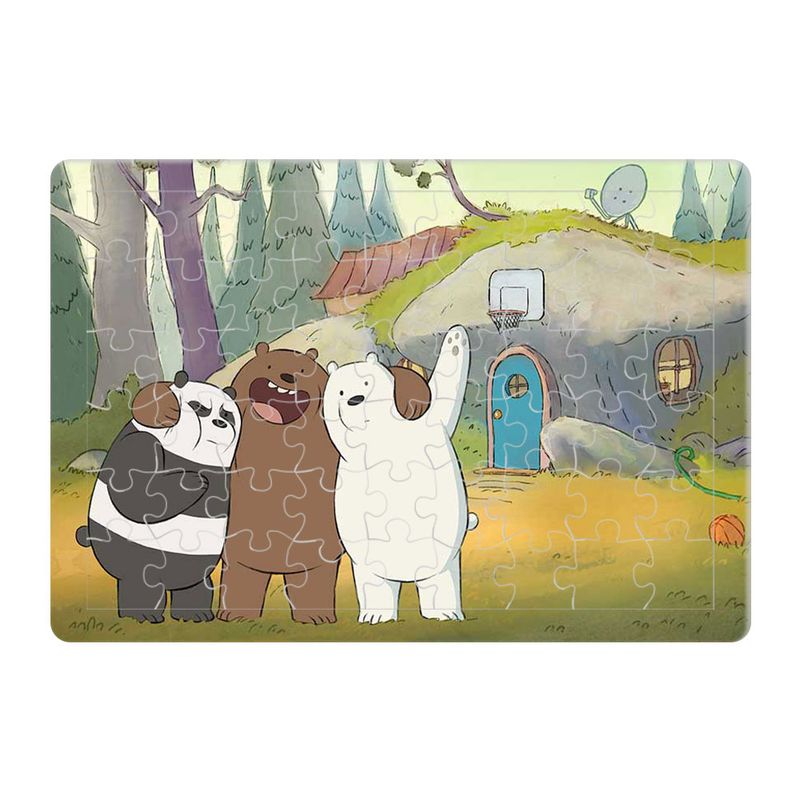 پازل 54 تکه طرح we bare bears مدل p0144