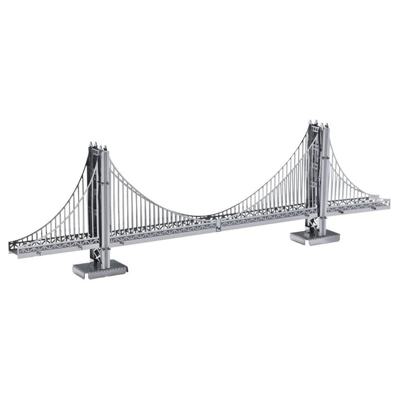 پازل سه بعدی فلزی مدل golden gate bridge