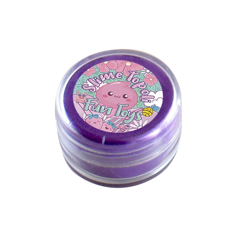 پودر رنگ اسلایم تپلی مدل metali violet
