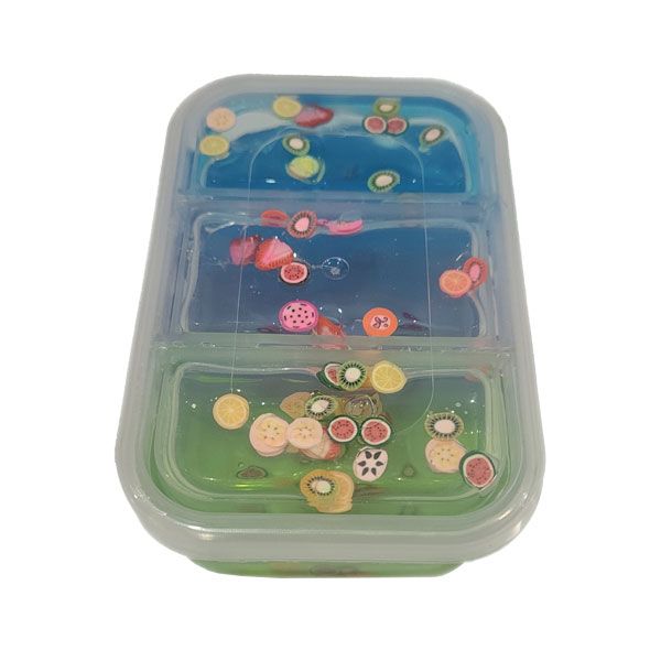 ژل بازی مدل 3 رنگ طرح میوه کد 02