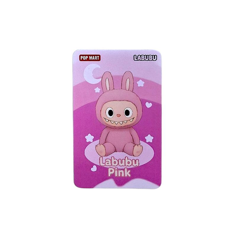 کارت اسباب بازی شانسی لبوبو مدل labubu pink