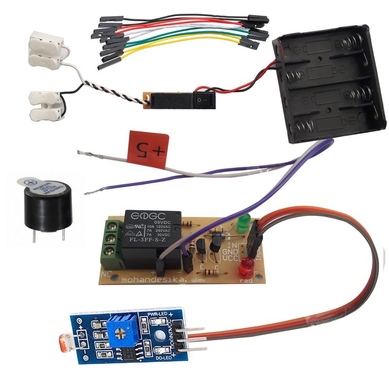 کیت آموزش الکترونیک مهندسیکا مدل ماژول حساس به نور محیط مقاومتی ldr 010