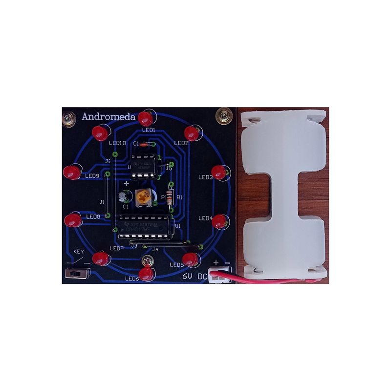 کیت آموزشی مدل چرخ و فلک الکترونیک کد ce kv03d
