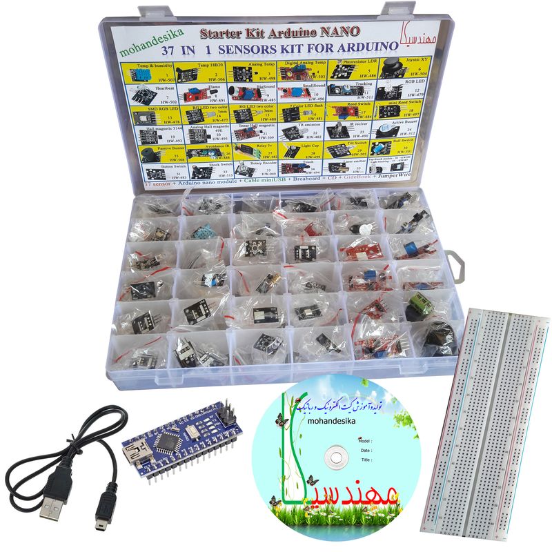 کیت آموزشی مهندسیکا مدل stk0021 37 in 1 kit