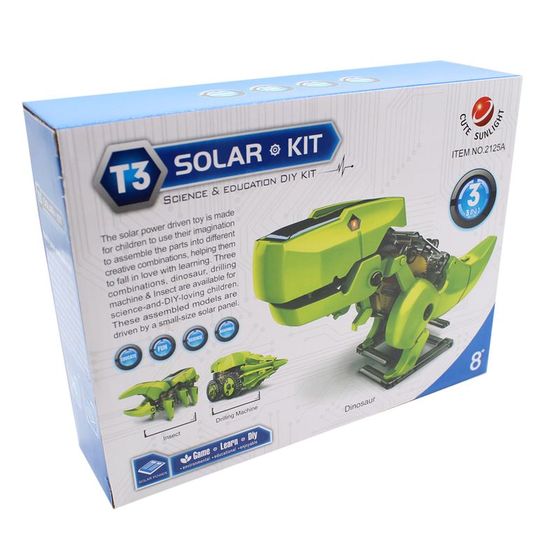 کیت آموزشی کیوت سان لایت مدل ربات خورشیدی t3